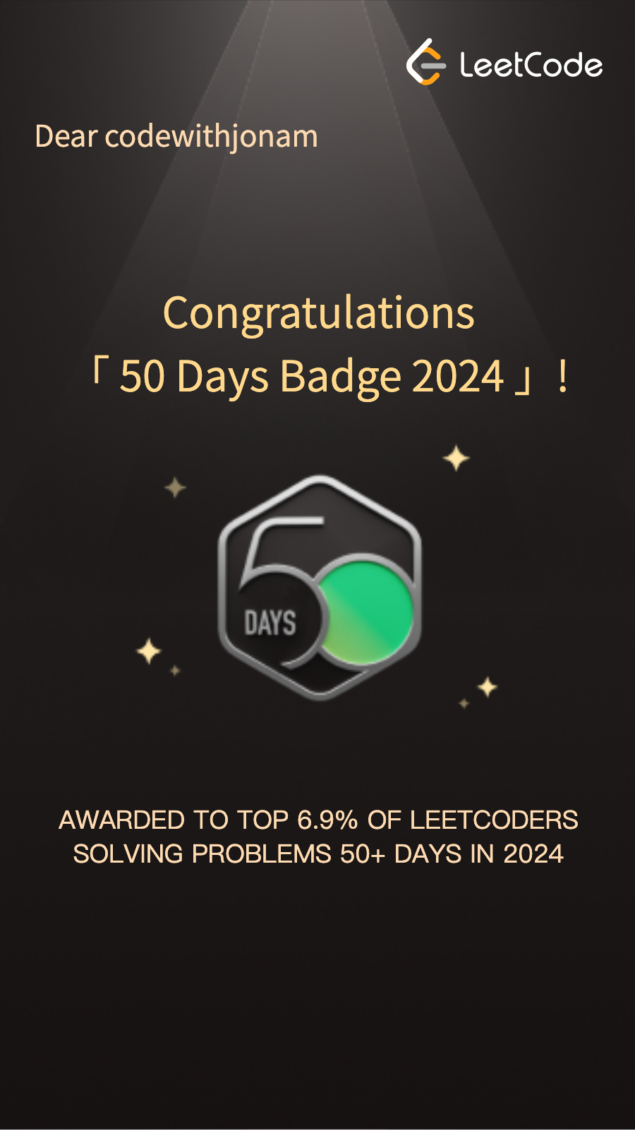 LeetCode 50 Days of Code